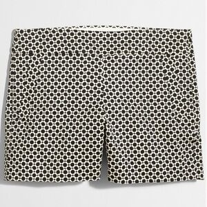 NWT - Stretch Chino Women's Shorts, 5” inseam, Black & White, J. Crew, Size 10
